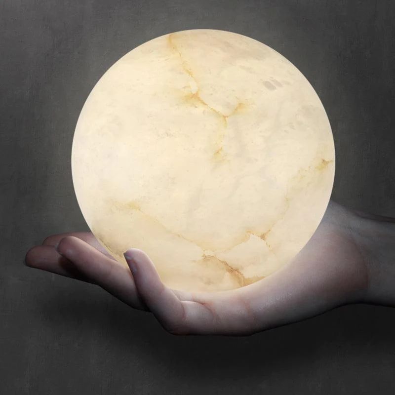 Alabaster Global Ceiling Pendant