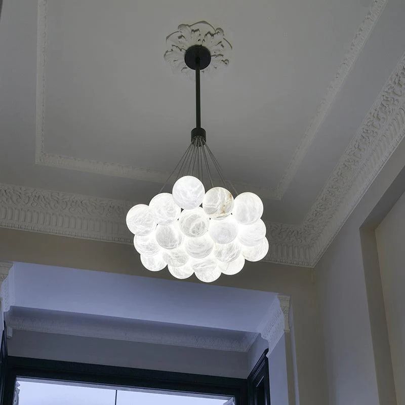 Alabaster Global Ceiling Pendant