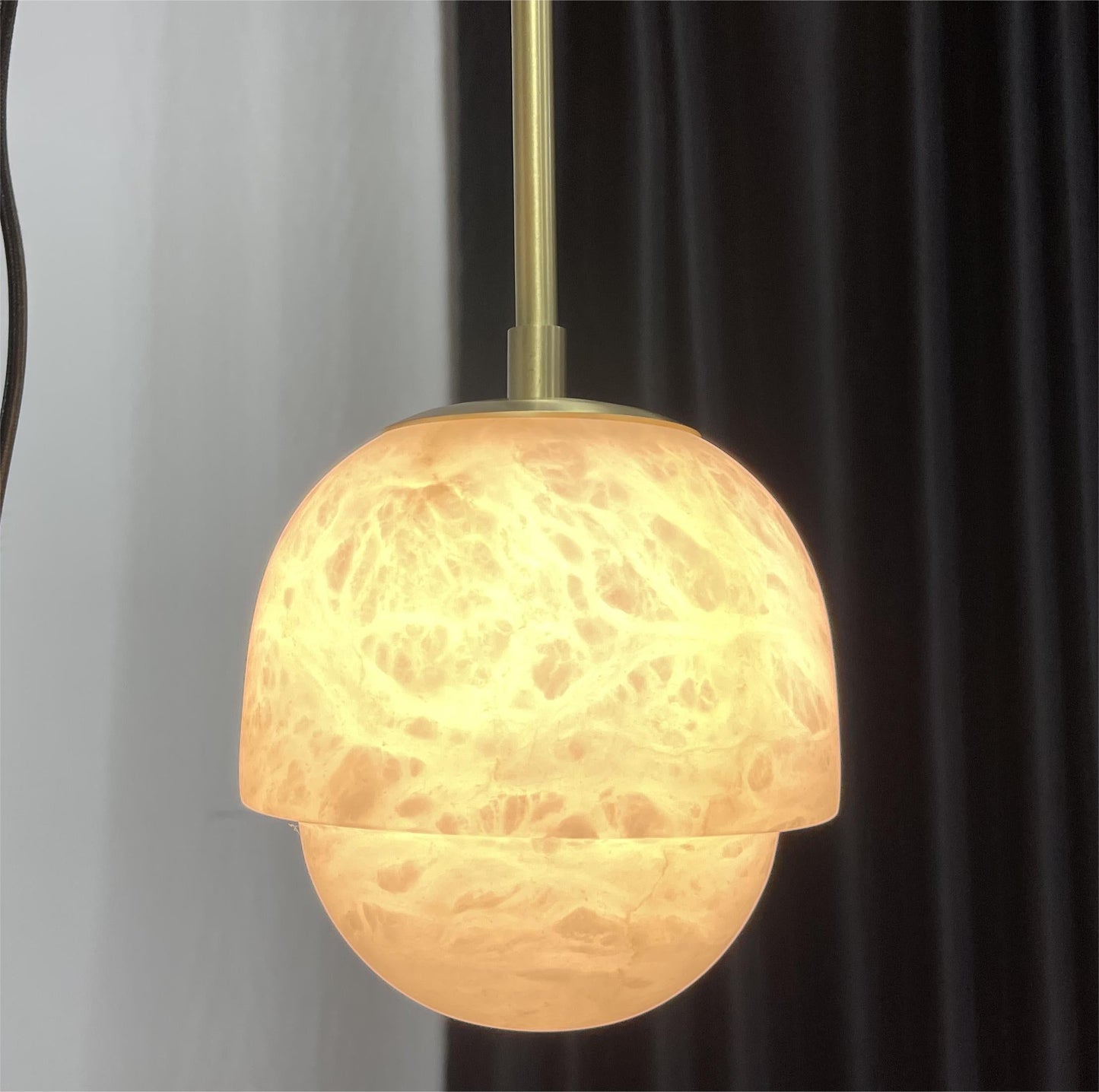Alabaster Yoko Pendant