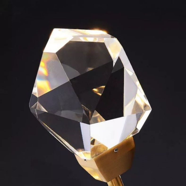 Angelia Faceted Oval Chandelier For Living Room