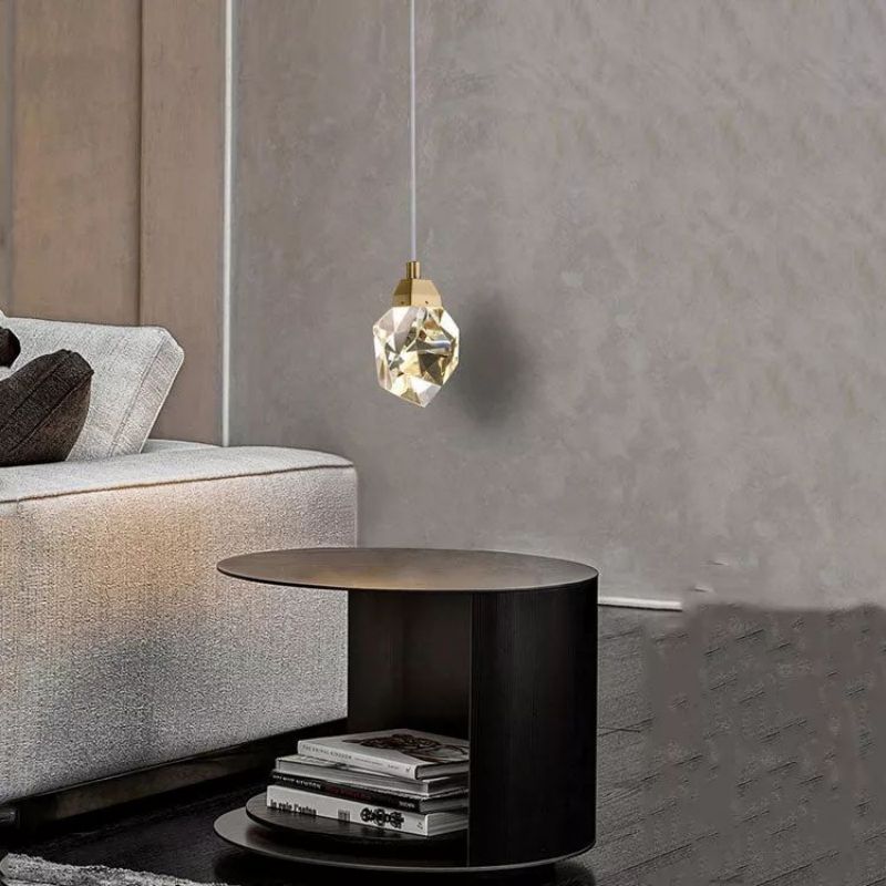 Angelia Faceted Crystal Prisms Pendant