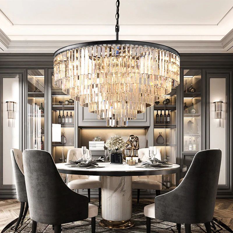1920s Odem Round Chandelier 44"