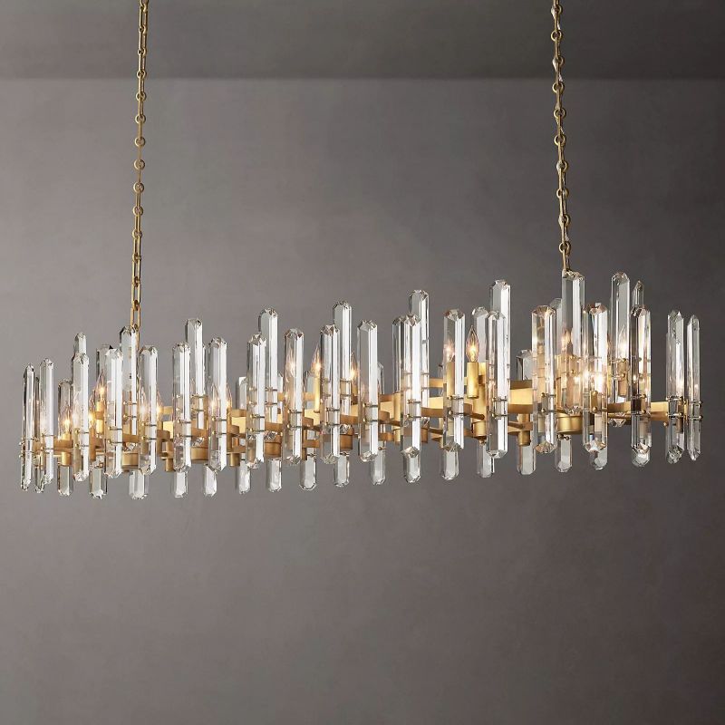 Browning Prism Linear Chandelier 72"