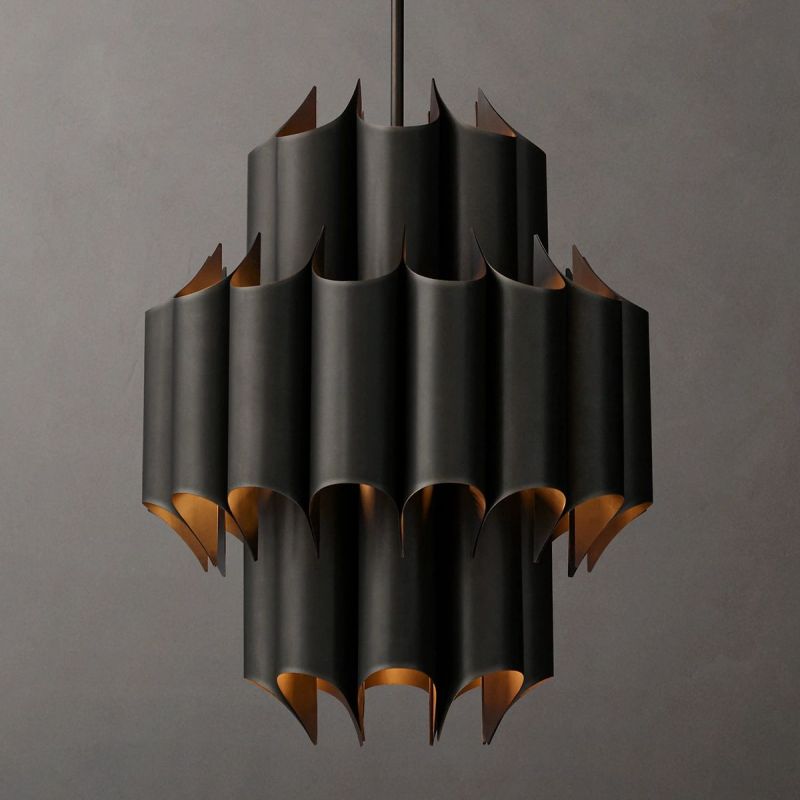 Cathedr Sculptural Chandelier 24"