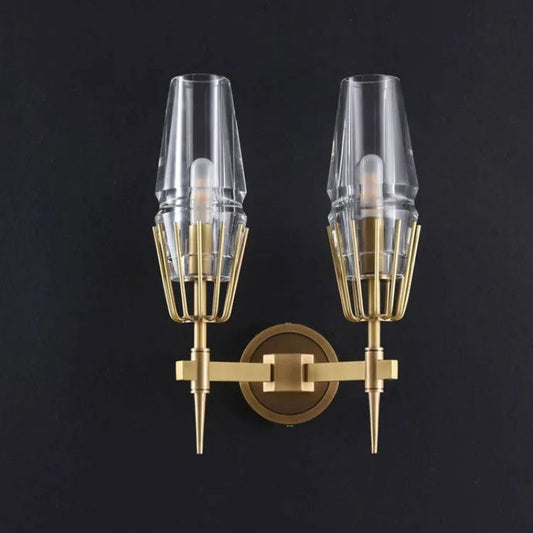 Delia Crystal Double Wall Sconce