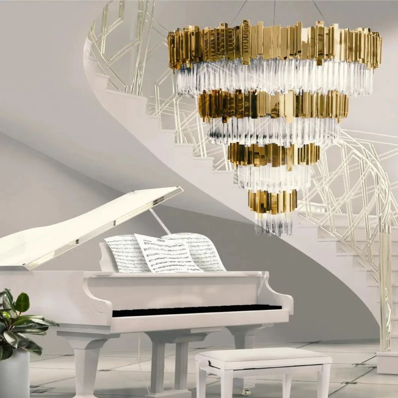 Empire Decorative 4-tier Round Chandelier