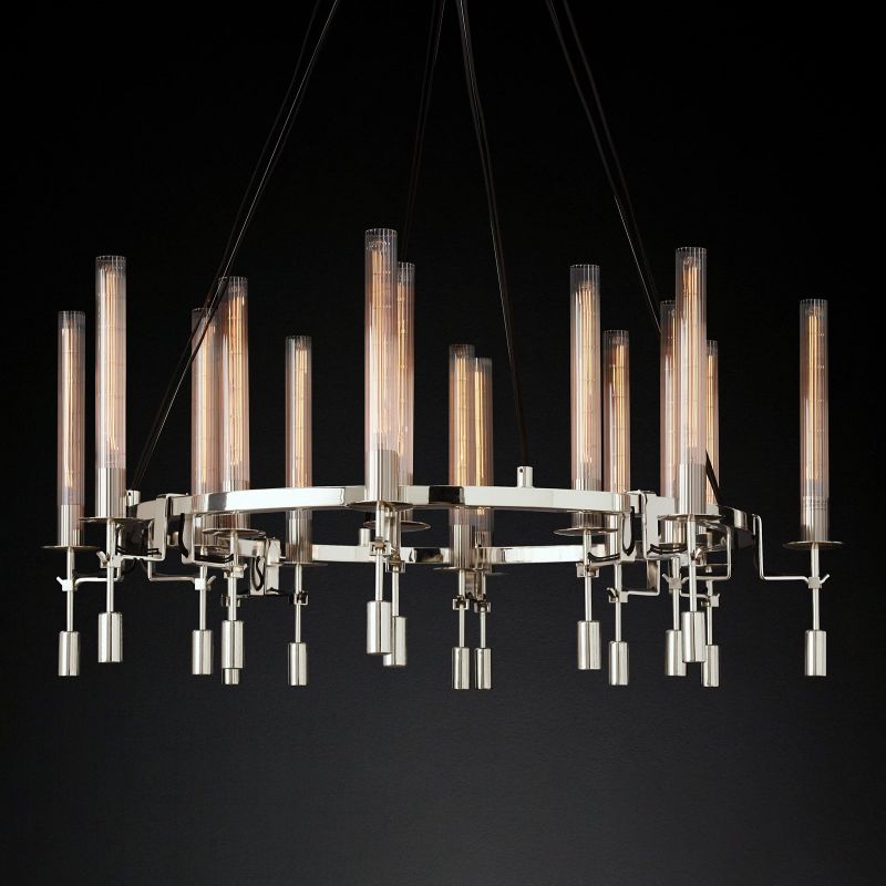 Fontanel Round Chandelier 46"