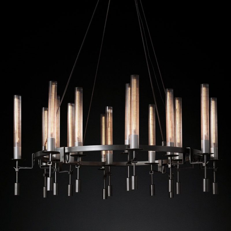 Fontanel Round Chandelier 46"