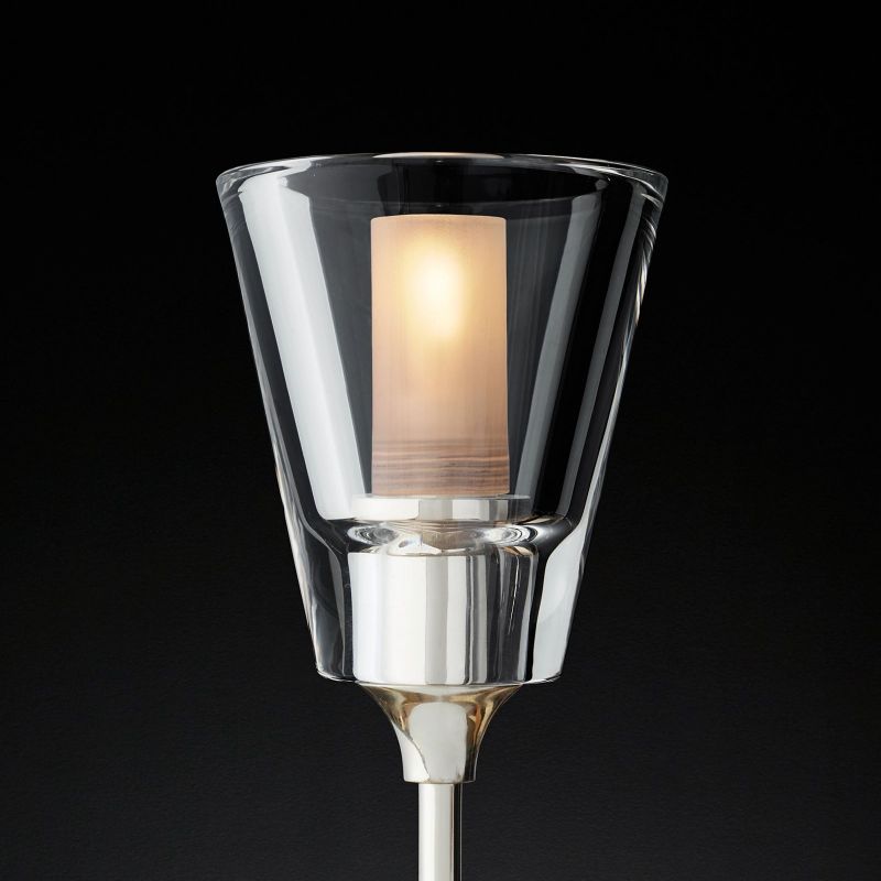 Glass Torch Round Chandelier 46"