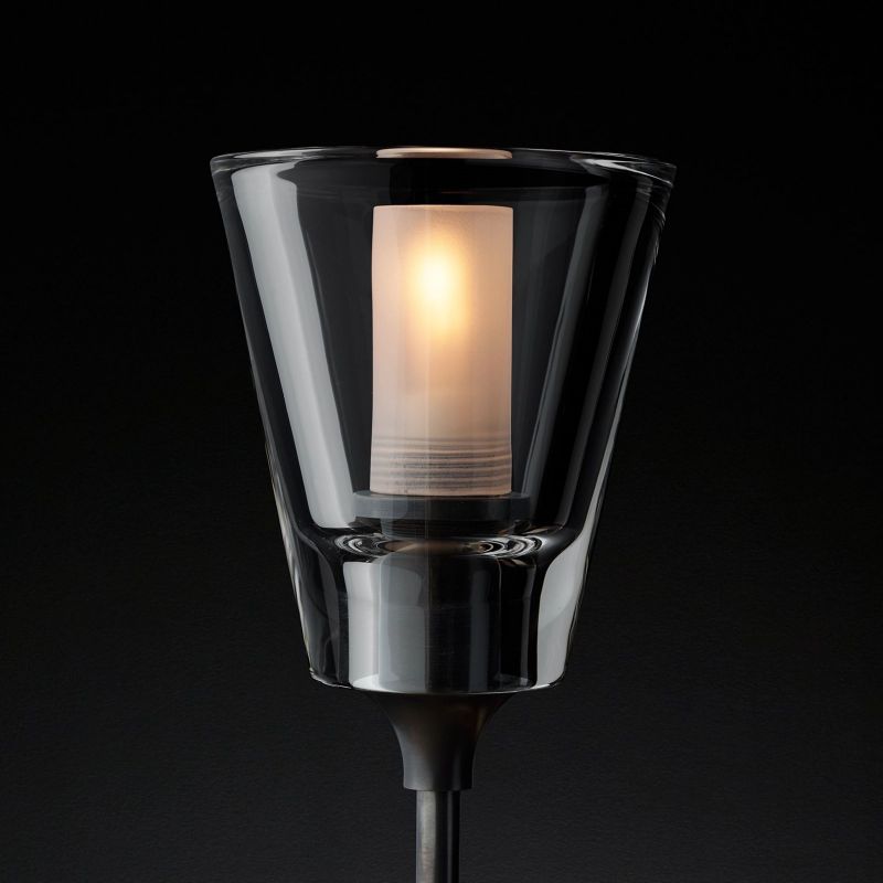 Glass Torch Round Chandelier 58"