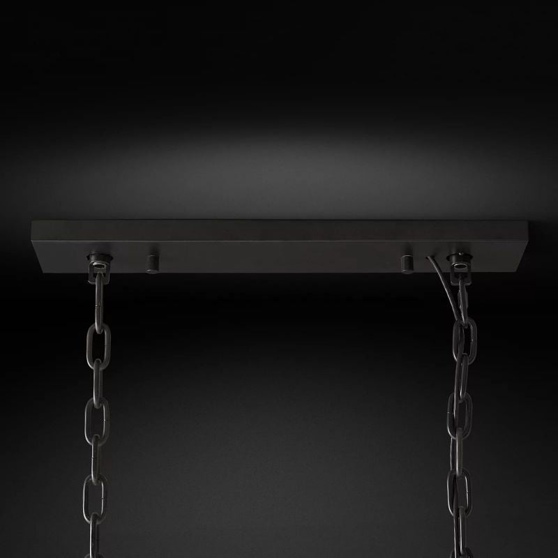 Harson Crystal Rectangular Chandelier 42"