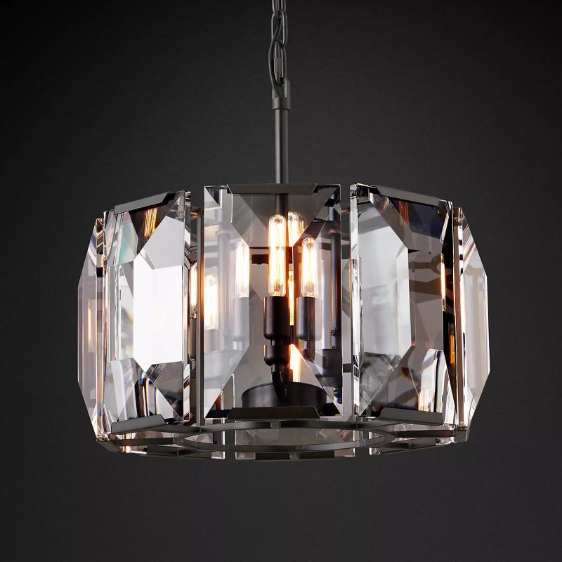 Harson Crystal Round Chandelier 19"