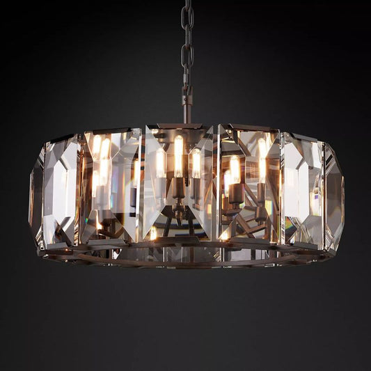 Harson Crystal Round Chandelier 31"
