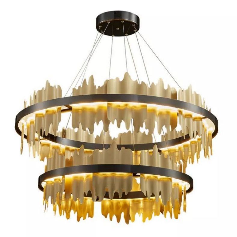Hill 2-Tier Modern Round Chandelier