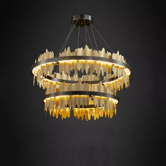 Hill 2-Tier Modern Round Chandelier