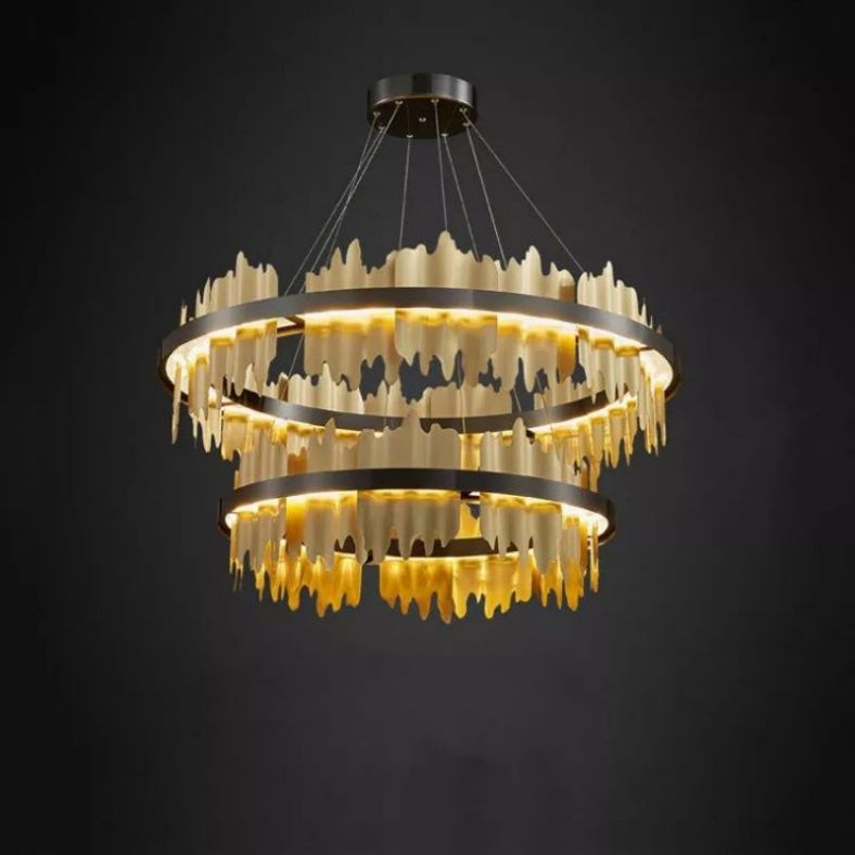 Hill 2-Tier Modern Round Chandelier