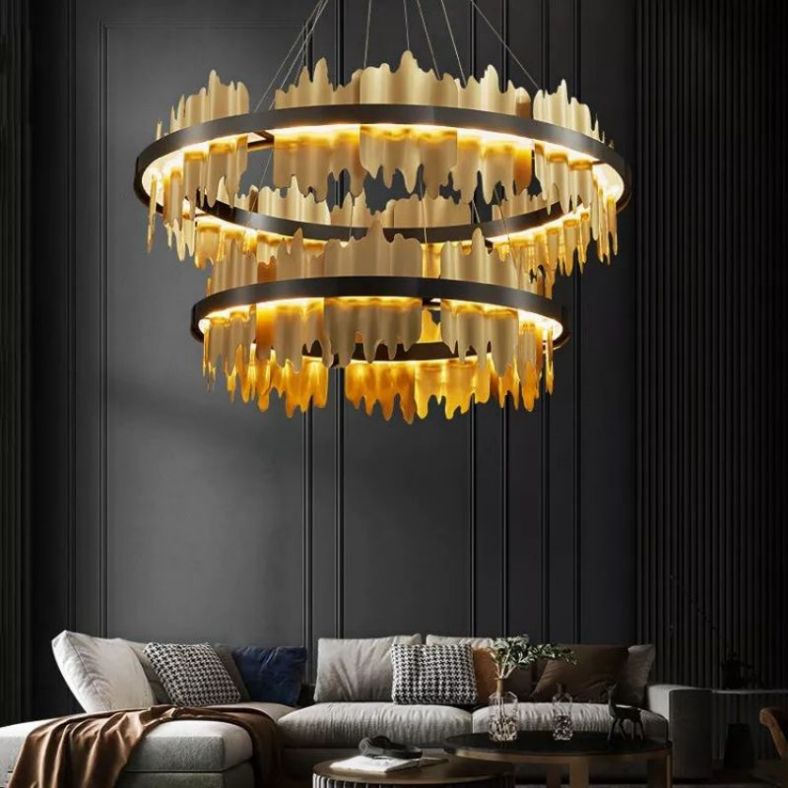 Hill 2-Tier Modern Round Chandelier