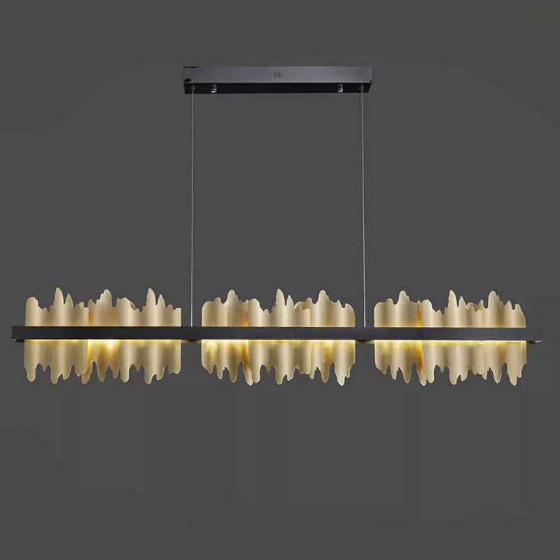 Hill Modern Sculpture Linear Chandelier