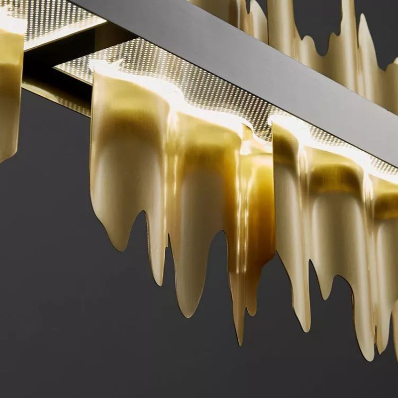 Hill Modern Sculpture Linear Chandelier