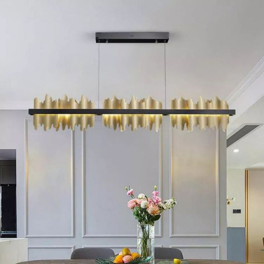 Hill Modern Sculpture Linear Chandelier