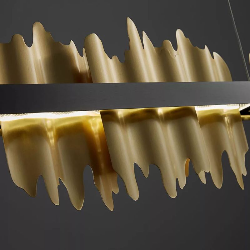 Hill Modern Sculpture Linear Chandelier