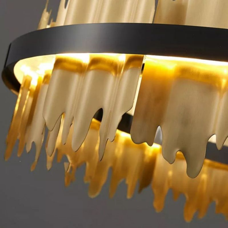 Hill Modern Sculpture Round Chandelier