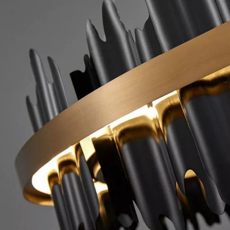Hill Modern Sculpture Round Chandelier