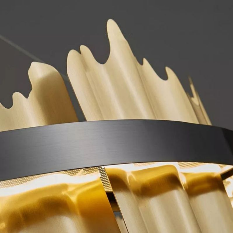 Hill Modern Sculpture Round Chandelier