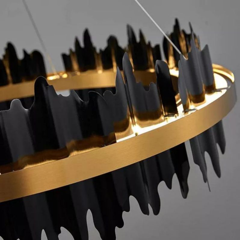 Hill Modern Sculpture Round Chandelier