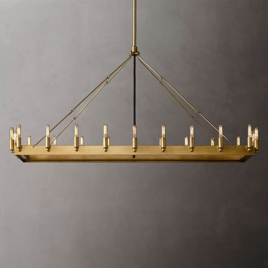 Camino Vintage Filament Rectangular Chandelier