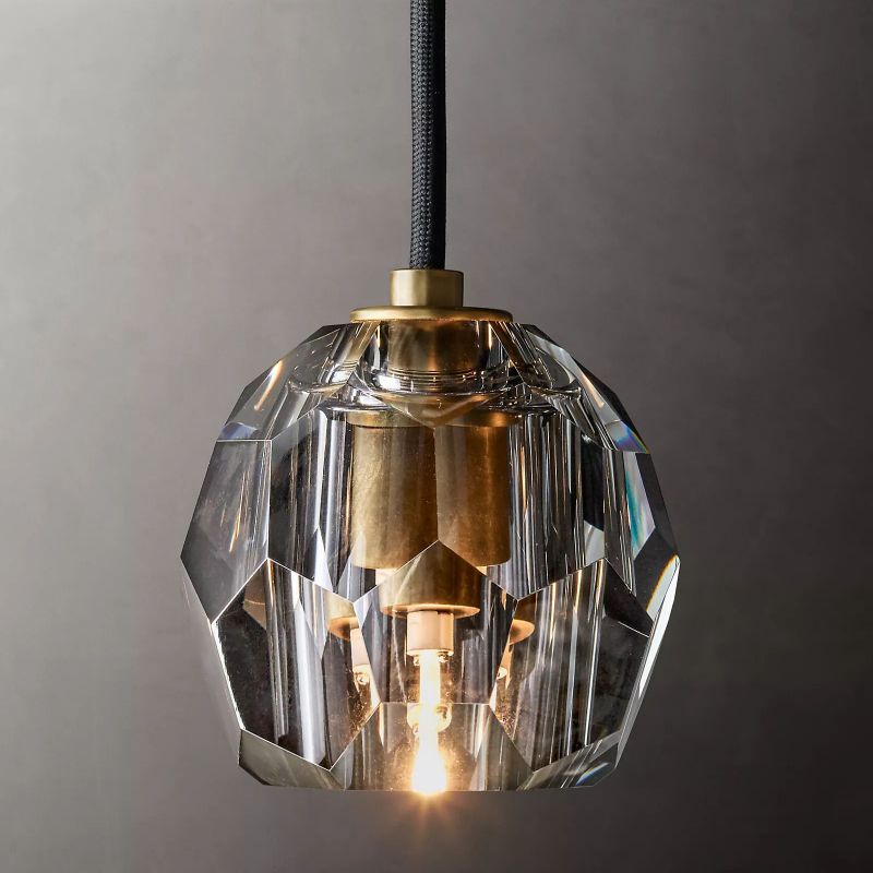Kristal Glass Cord Pendant
