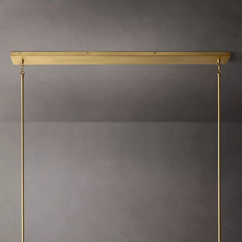 Kuseau Glass Linear Chandelier 49"