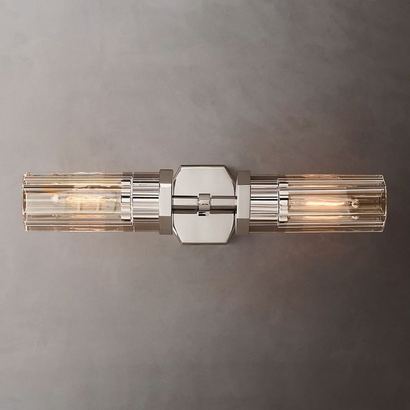 Lambert Hexagonal Linear Short Wall Sconce