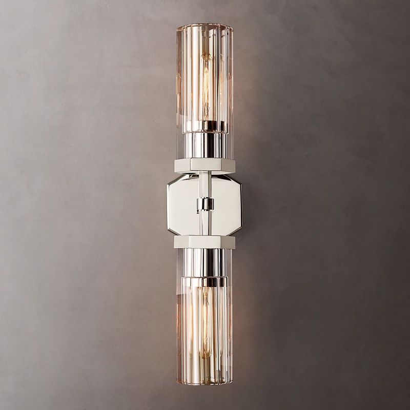 Lambert Hexagonal Linear Short Wall Sconce