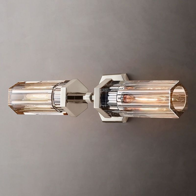 Lambert Hexagonal Linear Short Wall Sconce