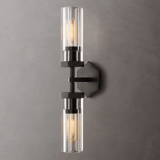 Lambert Hexagonal Linear Short Wall Sconce