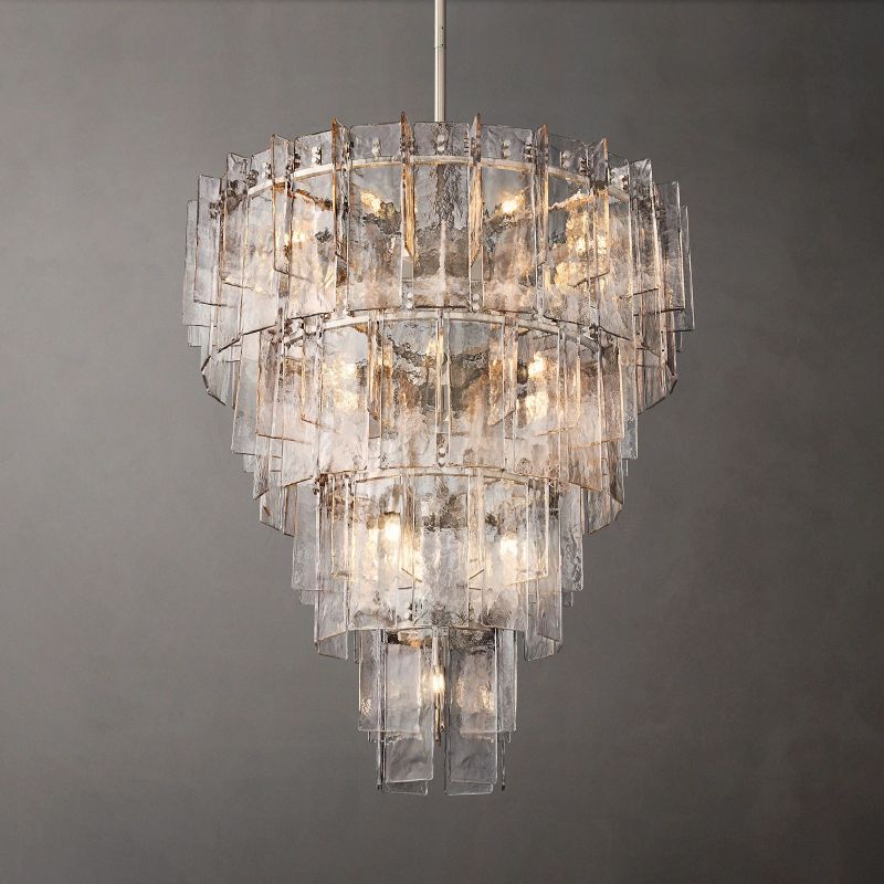 Latracy Multi-layer Round Chandelier 47"