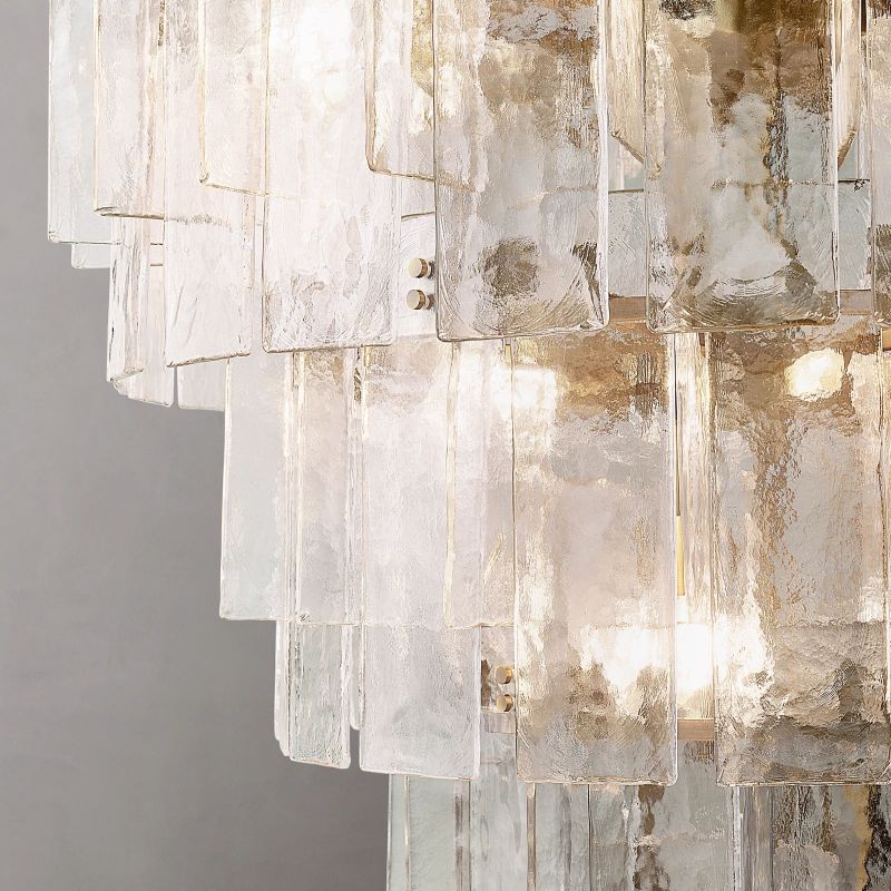Latracy Multi-layer Round Chandelier 47"