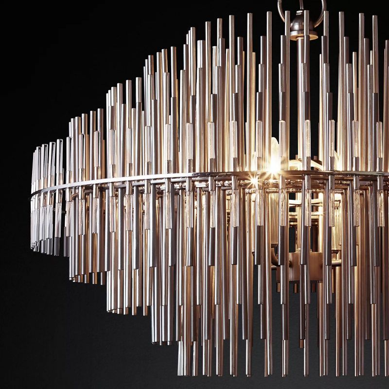 Liliam Sculpture Round Chandelier 42"