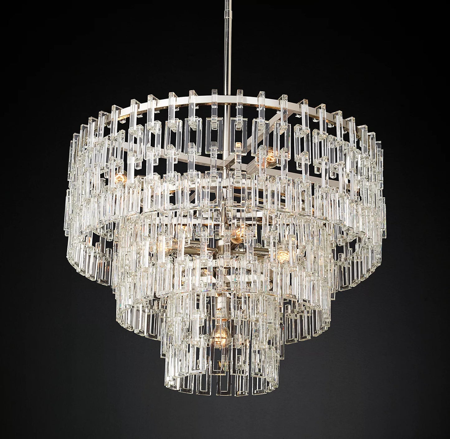 Margerie 3-Tier Round Chandelier 36"