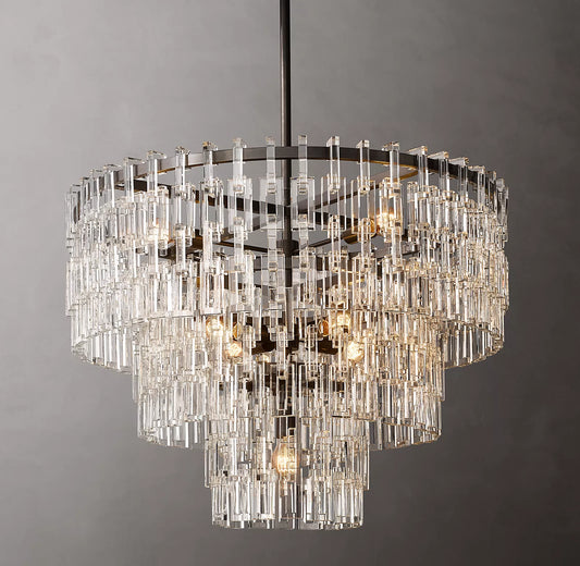 Margerie 3-Tier Round Chandelier 36"