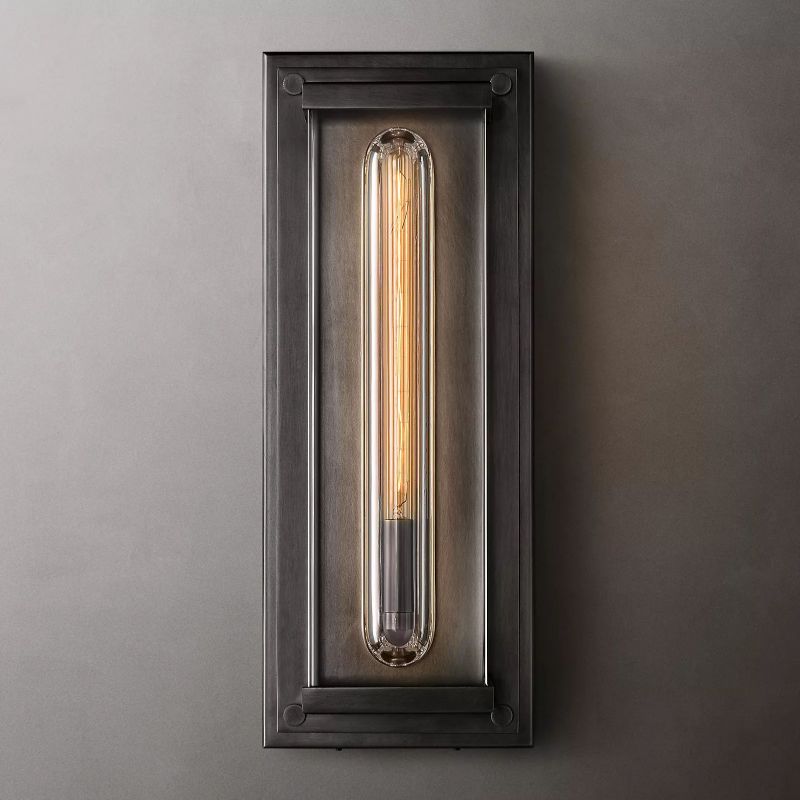 Outdoor Rectangular Grand Wall Sconce