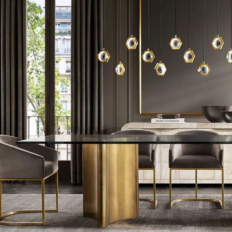 Planet Linear Chandelier 72"
