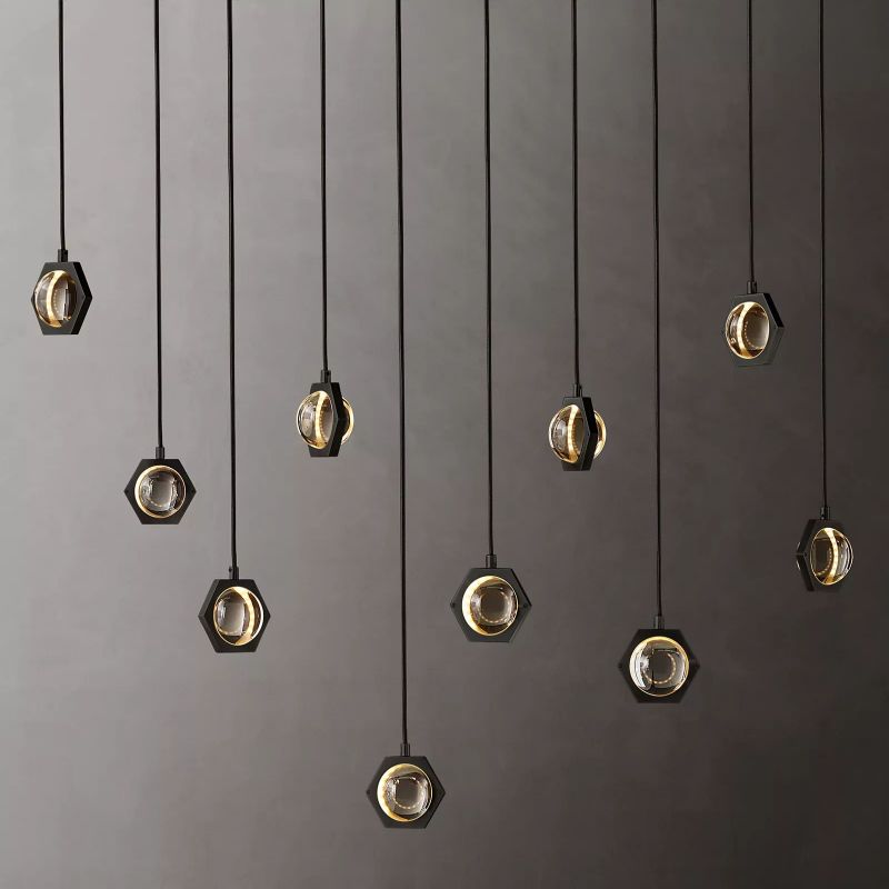 Planet Linear Chandelier 72"