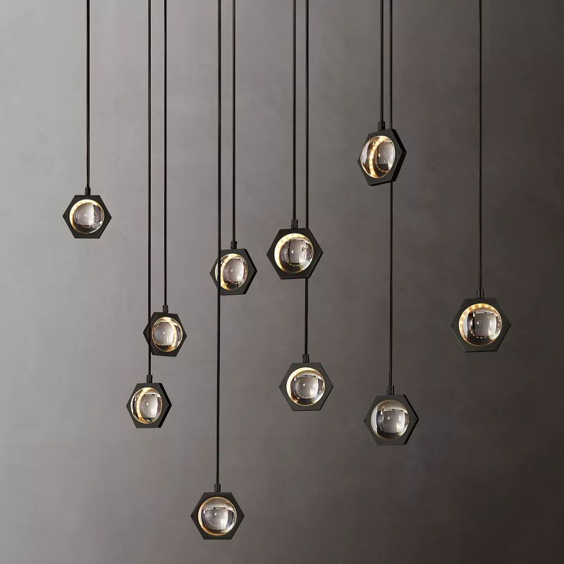 Planet Linear Chandelier 72"