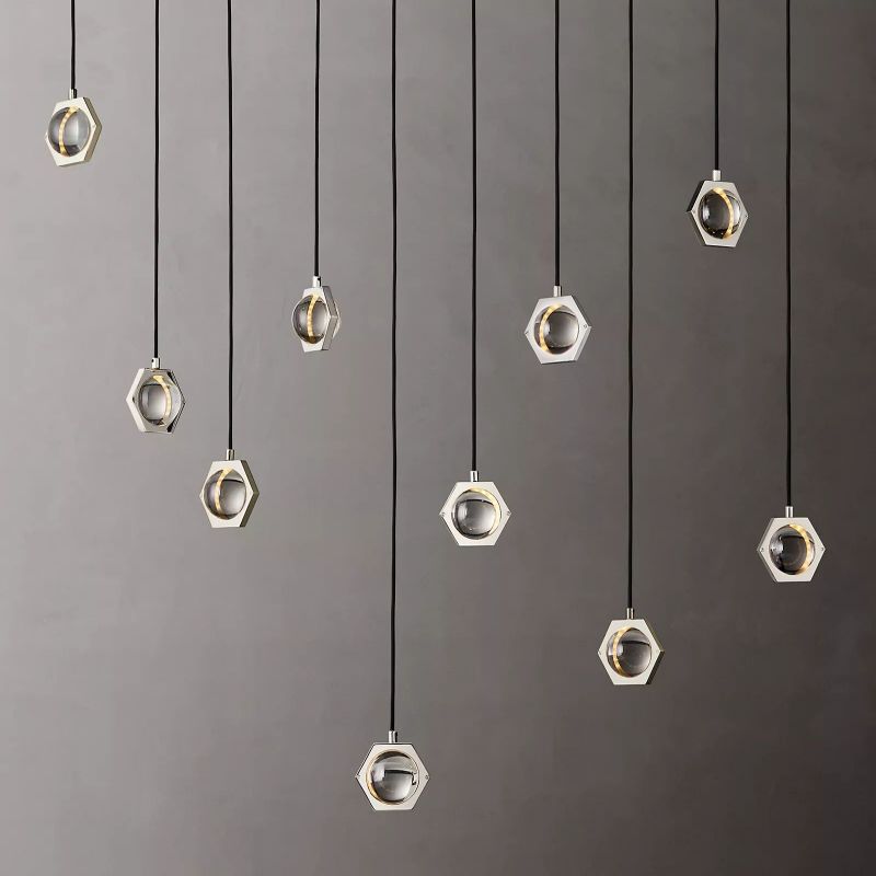 Planet Linear Chandelier 72"