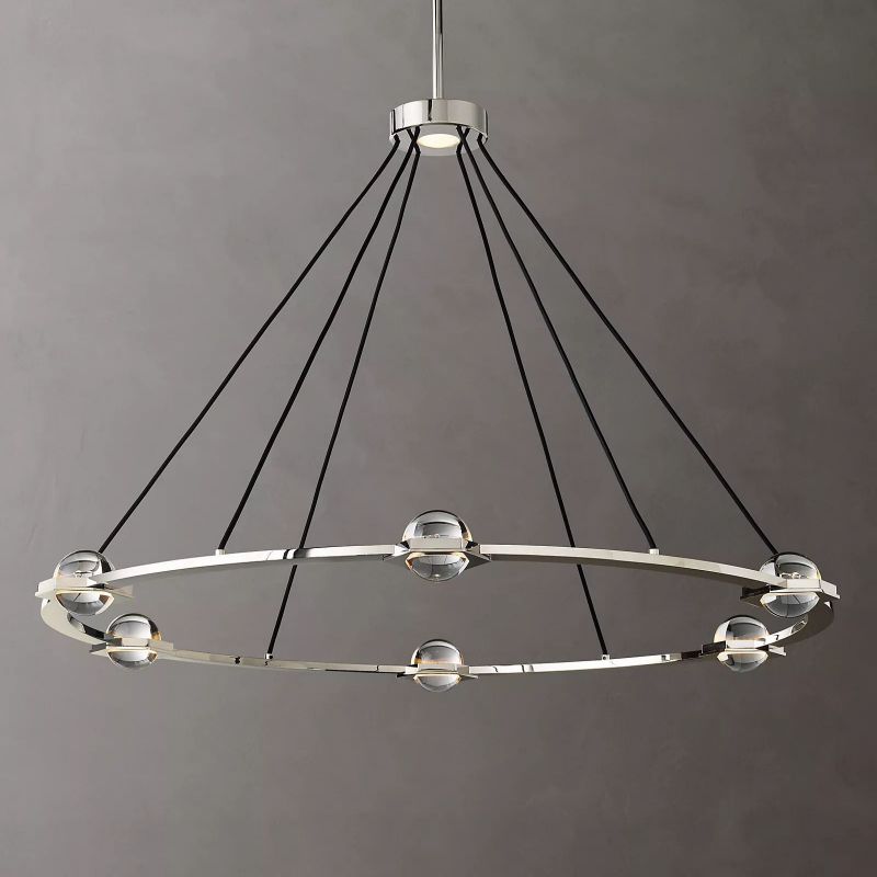 Planet Round Chandelier 48"