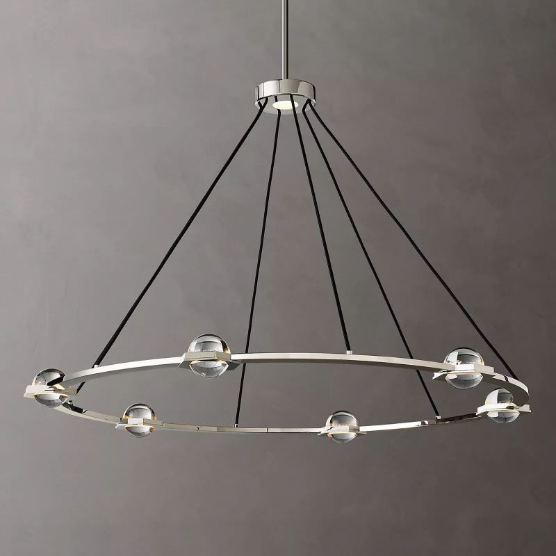 Planet Round Chandelier 48"
