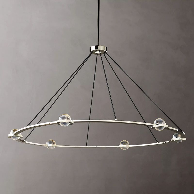 Planet Round Chandelier 60"