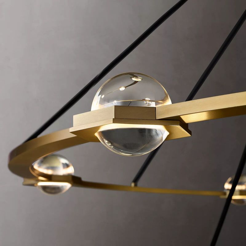 Planet Two-tier Round Chandelier 60"
